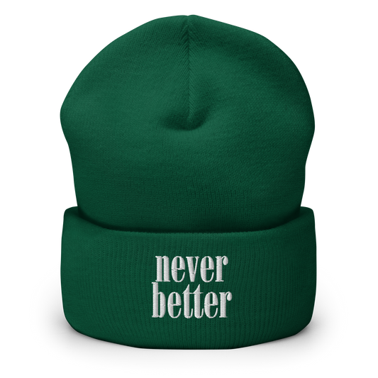 Never Better Beanie